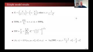 Lecture 4 Misallocation with Pete Klenow [upl. by Laban]