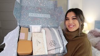 SUBSCRIPTION BOX THAT GIVES BACK  CAUSEBOX Unboxing and Review Winter 2020 [upl. by Brittney751]