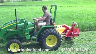 Tractor Tools Direct  Galfre 165 Manual Lift Disc Mower Demonstration Video [upl. by Netaf]