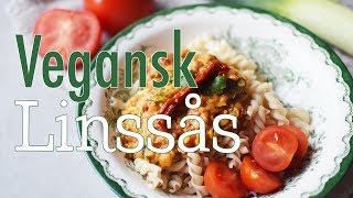 Linssås med soltorkade tomater  Grön Vecka  Veganuari [upl. by Groot]