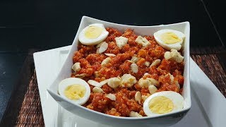 Gajar HalwaAppetizing Recipe  گاجر کا حلوا  جزر حلوة [upl. by Nnylaf]