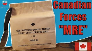 Canadian Military quotMREquot Individual Meal Pack IMP Field Ration Review Meal Ready to Eat Taste Test [upl. by Thirzi]