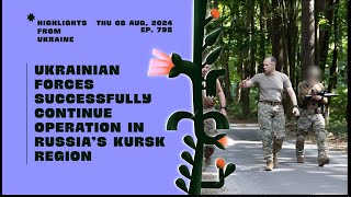 Ukrainian forces successfully continue operation in Russias Kursk region  08 Aug News Summary [upl. by Yra]