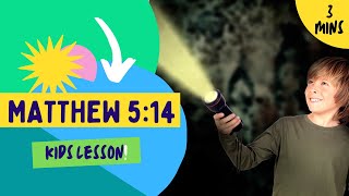 Kids Bible Devotional  You are the Light  Matthew 514 [upl. by Colman]