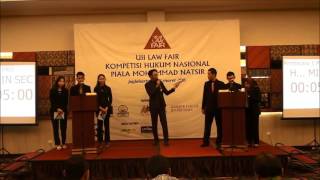 FINAL DEBAT UII LAW FAIR 2016 [upl. by Adav]