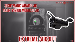 SIGHTMARK WRAITH 4K NIGHTVISION MONOCULAR [upl. by Etterraj141]