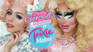 SUGARPILL SHOWDOWN ❤ MAKEUP CHALLENGE ft TRIXIE MATTEL [upl. by Nanoc238]