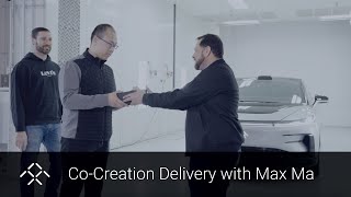 CoCreation Delivery with Max Ma  Faraday Future  FF 91  FFIE [upl. by Amimej664]