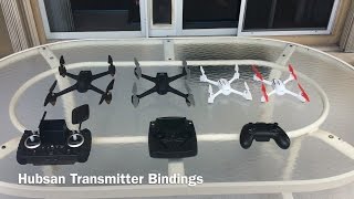 Hubsan Transmitter Bindings [upl. by Swarts]