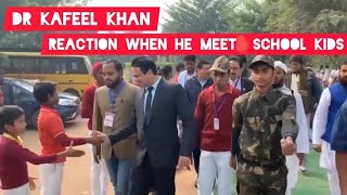 Warm welcome for DrKafeel Khan at Sir Syed Memorial School [upl. by Elah]