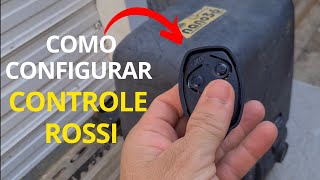 COMO CONFIGURAR CONTROLE DO MOTOR ROSSI [upl. by Ramedlaw]