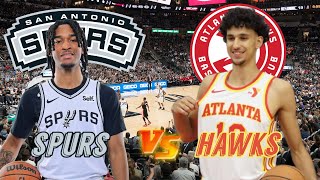 San Antonio Spurs vs Atlanta Hawks Live Play by Play amp Scoreboard [upl. by Finstad]