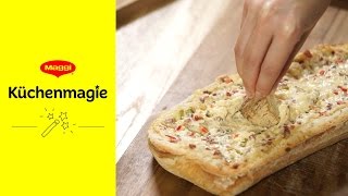 Gefülltes Raclette Brot  MAGGI Küchenmagie [upl. by Aicele]