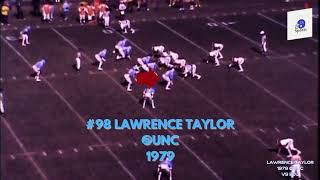 Lawrence Taylor College Highlight North Carolinavs ECU 1979 [upl. by Enelrad]