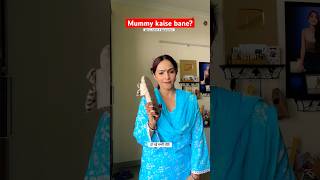 Mummy kaise bane maimohini funny minivlog vlog makeup skincare [upl. by Ynaffet138]