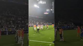 England fans throw cups amp swear at Gareth Southgate and England team [upl. by Onairda]