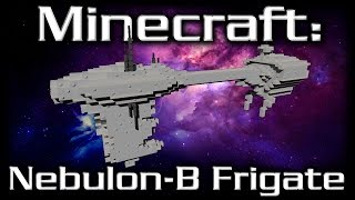 Minecraft Star Wars NebulonB FrigateTutorial 15th Scale [upl. by Lorrimor]