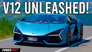 Lamborghini Revuelto Roars Through Italian Roads  PowerDrift [upl. by Korman203]