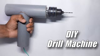 How to make a powerful drill machine at home drillmachine drill diy diyelectronics diyprojects [upl. by Brigg524]