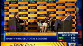 Fireside Chat on 21st Wealth Creation Study with Mr Raamdeo Agrawal on CNBC TV18 [upl. by Arihsaj343]