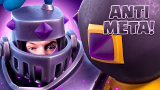 BEST NEW META MEGA KNIGHT DECK DESTROYS THE CLASH ROYALE META [upl. by Ahsenre]