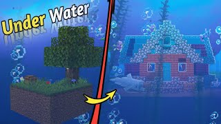 This SkyBlock Is Under Water 😱  I Survived On Under Water SkyBlock [upl. by Tucky]