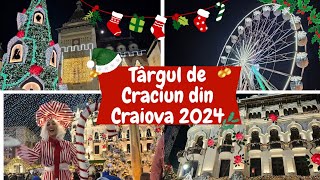 Targul de Craciun din Craiova 2024  Cel mai frumos Targ de Craciun din Romania 2024 [upl. by Yreva]