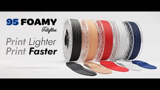 🚀 Meet Filaflex 95A Foamy Revolutionary TPU for 3D Printing  Lightweight Flexible and Smooth ⚙️ [upl. by Dnalevelc]