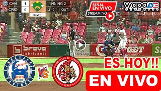 Cangrejeros de Santurce vs Criollos de Caguas en vivo donde ver a que hora juega Choque Gigantes [upl. by Ydroj238]