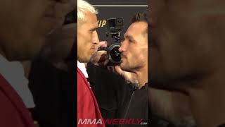 UFC 309 FaceOffs Charles Oliveira vs Michael Chandler [upl. by Maclay252]