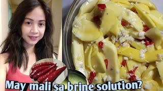 PAANO GUMAWA NG BURONG MANGGAPICKLED MANGOMommy Rhea Vlogs Recipe [upl. by Surtimed718]