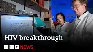 Scientists say they can cut HIV out of cells  BBC News [upl. by Ihsir]