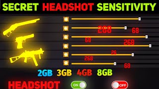 Free Fire Max Auto Headshot Trick 2024 Sensitivity  2gb 4gb 6gb Ram Headshot Sensitivity Setting [upl. by Rebor972]