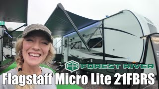 Forest River RVFlagstaff Micro Lite21FBRS [upl. by Trahern]