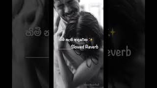 Himi Nathi Adareka හිමි නැති ආදරේක Slowed Reverb  Raveen Tharuka ​⁠ [upl. by Rabkin561]