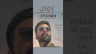 Sarfira story of Air Deccan akshaykumar sarfira movie airport airlines realstory [upl. by Olimac]