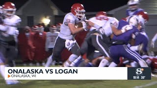 Highschool Football Onalaska vs Logan [upl. by Sedecrem713]