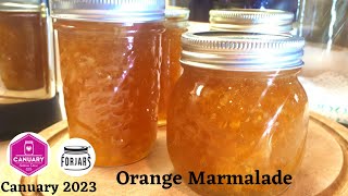 How to Make Orange Marmalade with pectinHot Water Bath Canning Method quotCanuaryquot 2023 [upl. by Ahsirk]