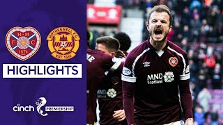 Hearts 20 Motherwell  Hearts Increase Gap Over Motherwell  cinch Premiership [upl. by Armat754]