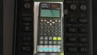 Casio calculator fx991hacks 🤐 like subscribe calculator hacks shorts youtubeshorts [upl. by Gasser]