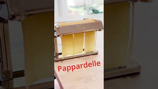 Making Pappardelle with Marcatopasta Attachment – Magic in the Kitchen 🍝 [upl. by Combes]