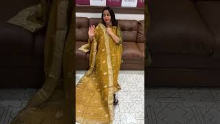 Tissue unstitched salwar suits collections for booking visits [upl. by Odele]