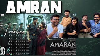 Amaran  Hindi Trailer Reaction  Sivakarthikeyan Sai Pallavi  Desi Reaction Squad [upl. by Adnolohs]