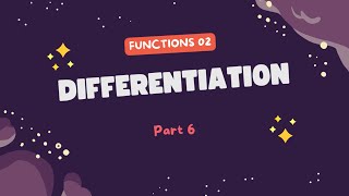 Differentiation Part 6  Polynomial amp Series Representation of Curves  University Physics  Maths [upl. by Inek]