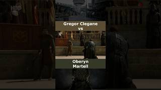 Gregor Clegane Vs Oberyn Martell shorts [upl. by Bradstreet]