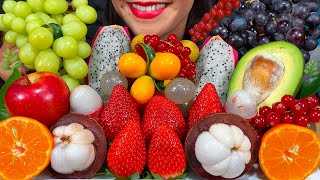 ASMR FRESH FRUIT PLATTER MAKAN BUAH SEGAR ताजे फल खाएं MUKBANG MASSIVE Eating Sounds [upl. by Erdeid]