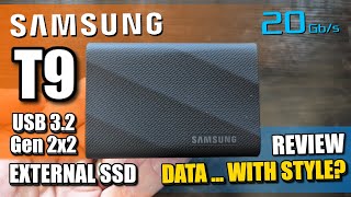 Samsung T9 Portable SSD Review  20Gbs Performance in Your Pocket [upl. by Clarine56]