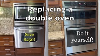 Replacing a Double Oven  Reusing the Plug  Do It Yourself [upl. by Eimia]