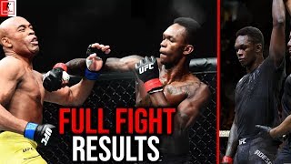 Israel Adesanya Vs Anderson Silva UFC 234 Full Fight Results [upl. by Mateya]