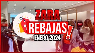 REBAJAS ZARA ENERO 2024  ZARA SALES JANUARY 2024 [upl. by Yetty]